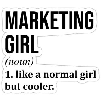 Marketing - Sticker size S (10 x 10 cm) - white matte - Front