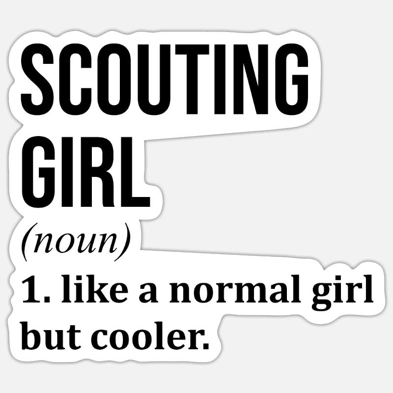 Scout Sticker size S (10 x 10 cm)