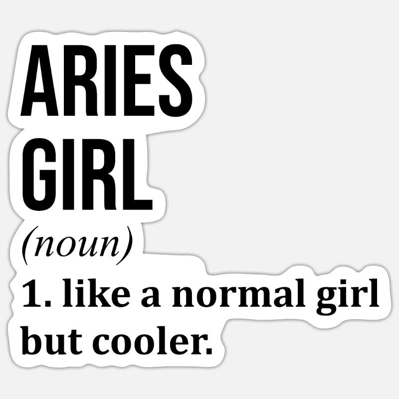 Aries Sticker size S (10 x 10 cm)