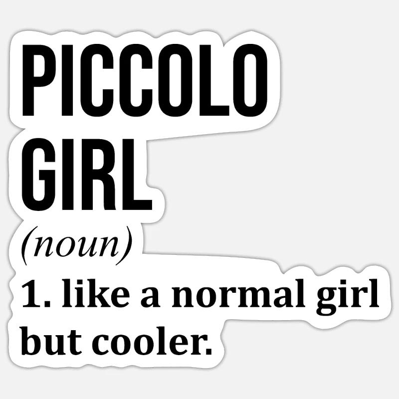 Piccolo Sticker size S (10 x 10 cm)