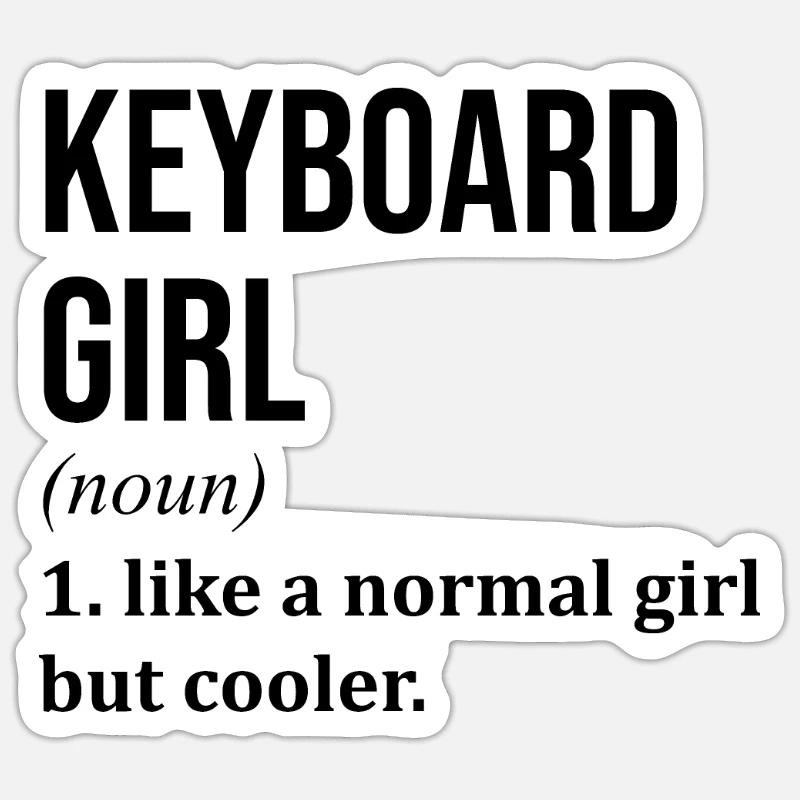 clavier Sticker taille S (10 x 10 cm)