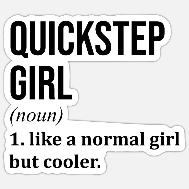 Quickstep Sticker size S (10 x 10 cm)