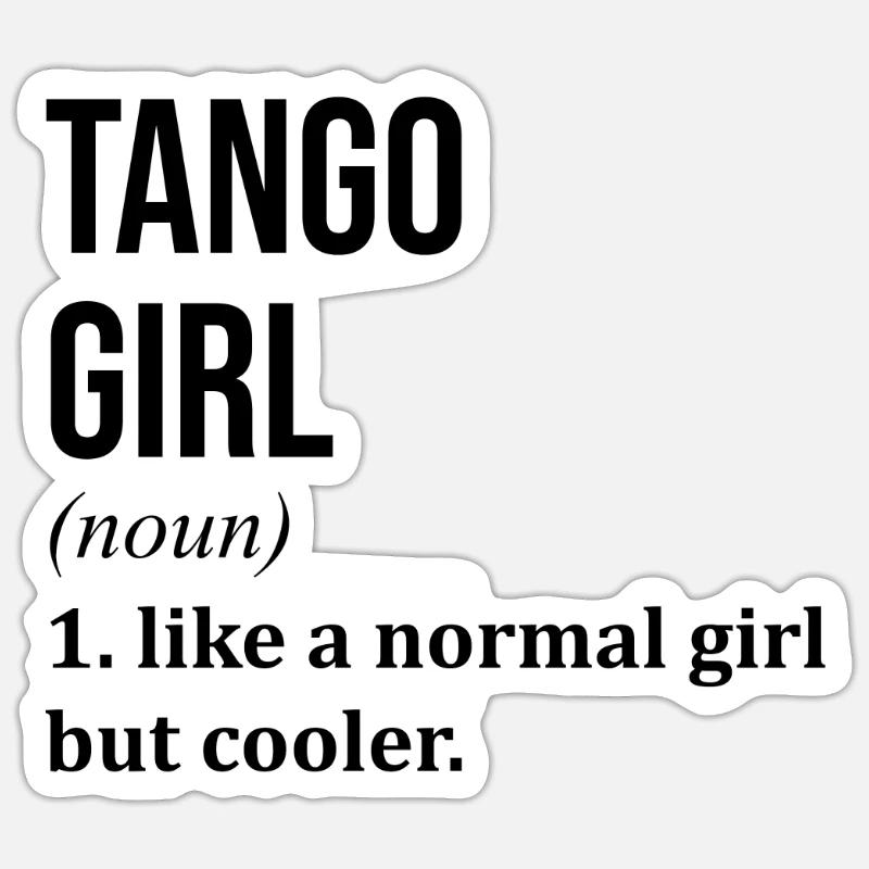 tango Sticker taille S (10 x 10 cm)
