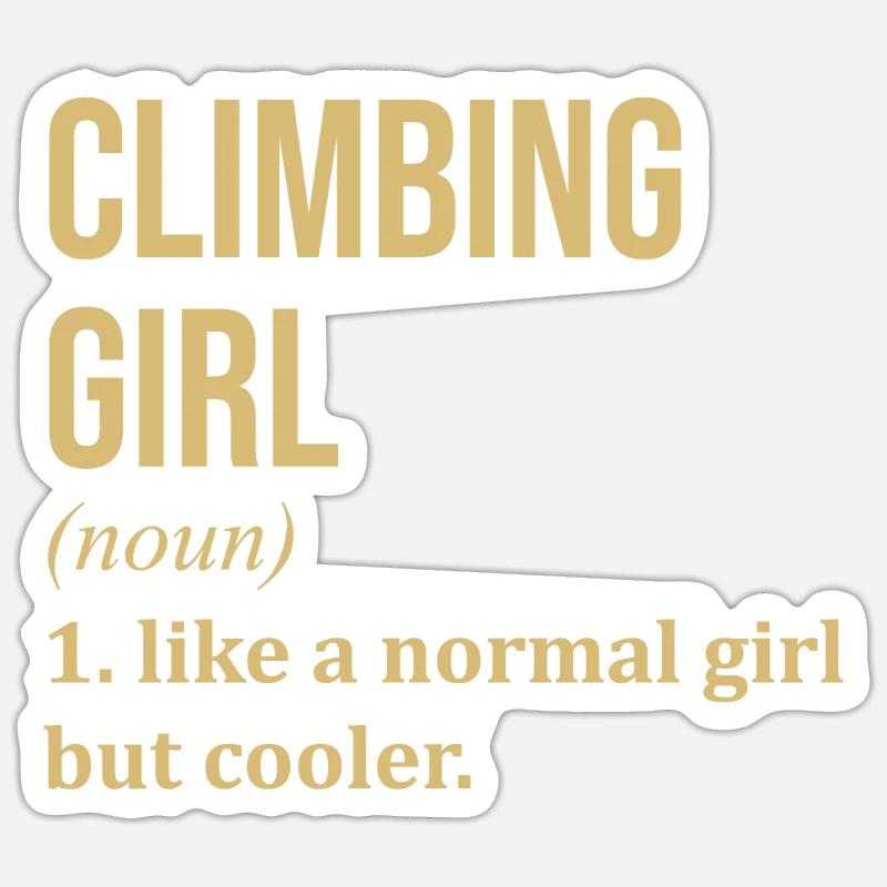 Climbing Sticker size S (10 x 10 cm)