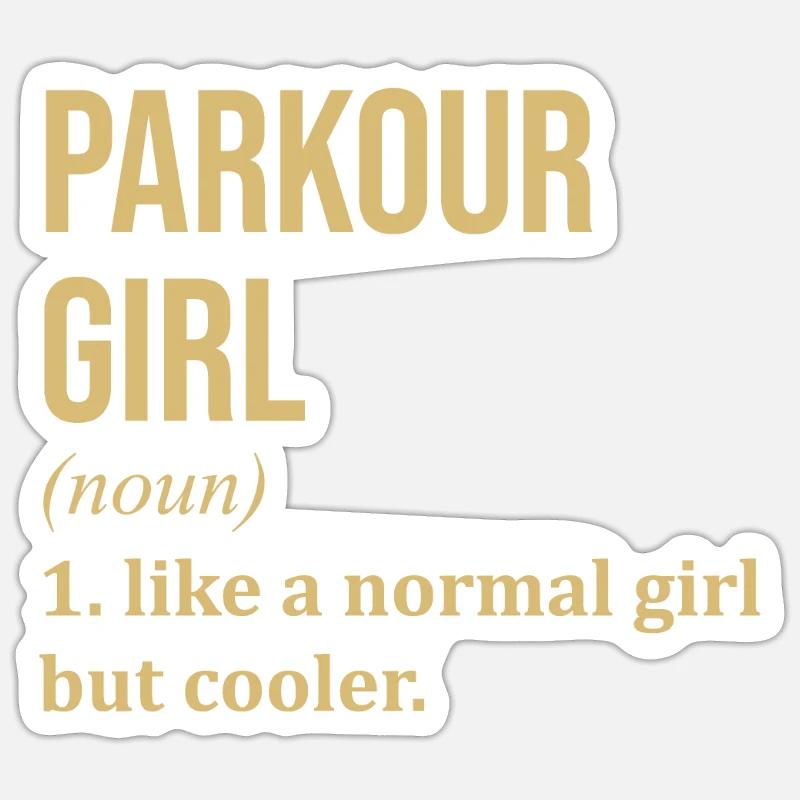 Parkour Sticker size S (10 x 10 cm)