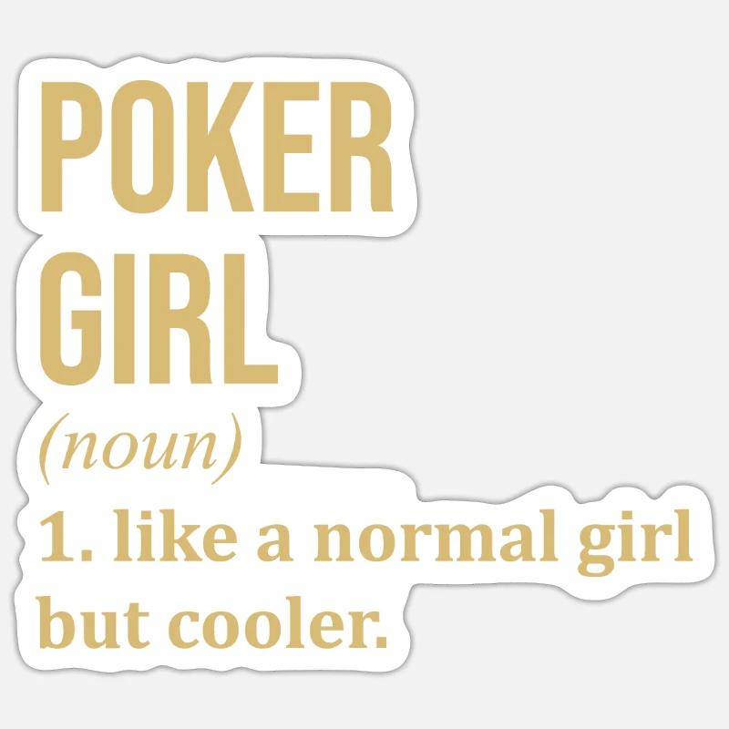 Poker Sticker Größe S (10 x 10 cm)
