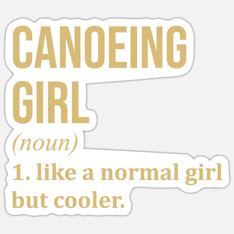 Canoe Sticker size S (10 x 10 cm)