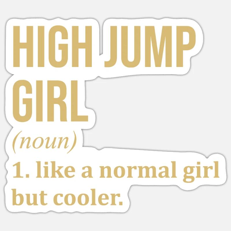 High Jump Sticker size S (10 x 10 cm)