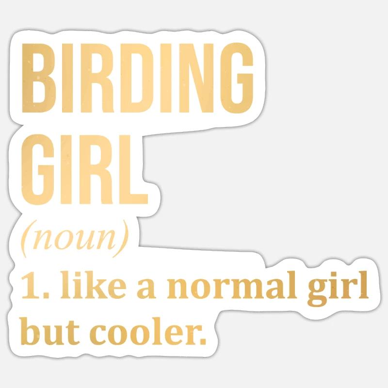 Birding Sticker size S (10 x 10 cm)