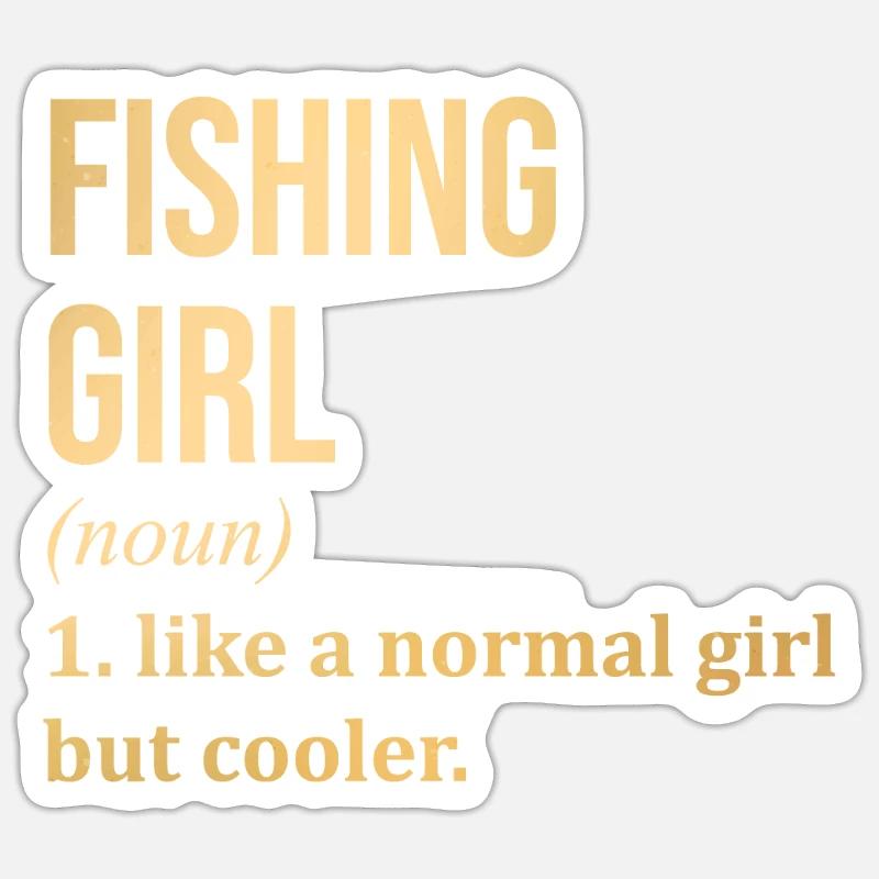 Pêche Sticker taille S (10 x 10 cm)