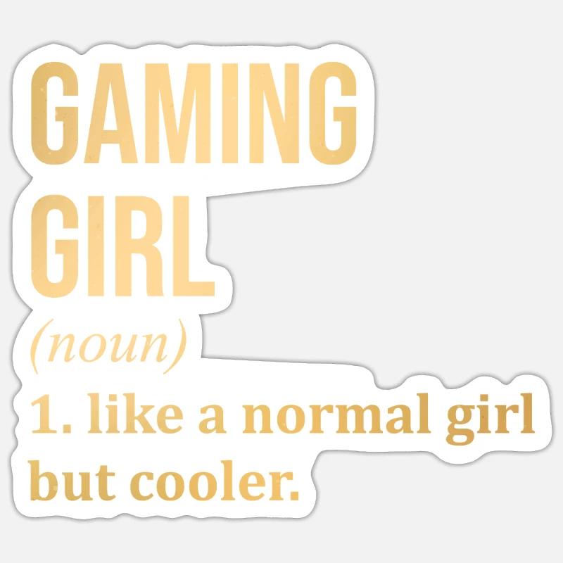 Gaming - Sticker size S (10 x 10 cm) - white matte
