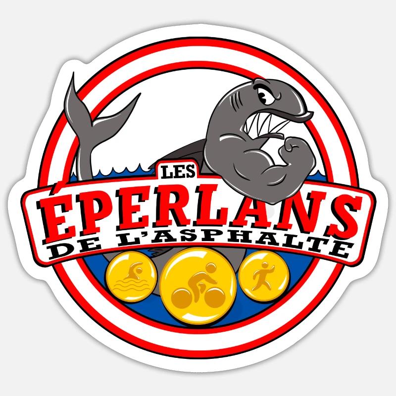 les Éperlans de l’asphalte Sticker taille S (10 x 10 cm)