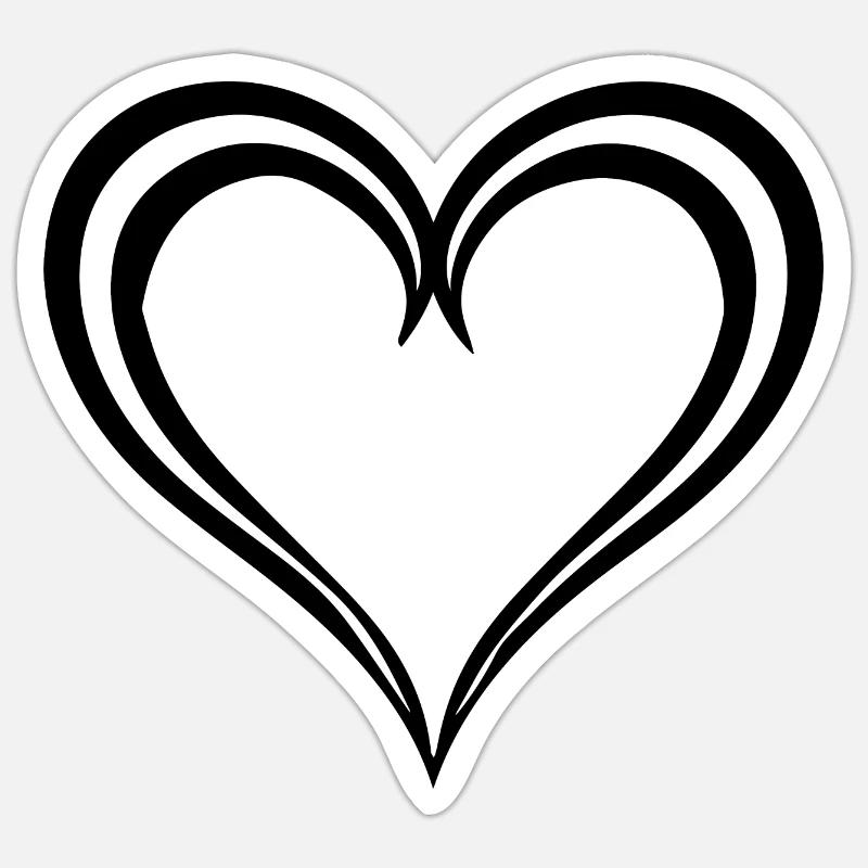 Hjerte Sticker