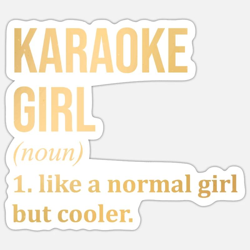 Karaoke Sticker size S (10 x 10 cm)