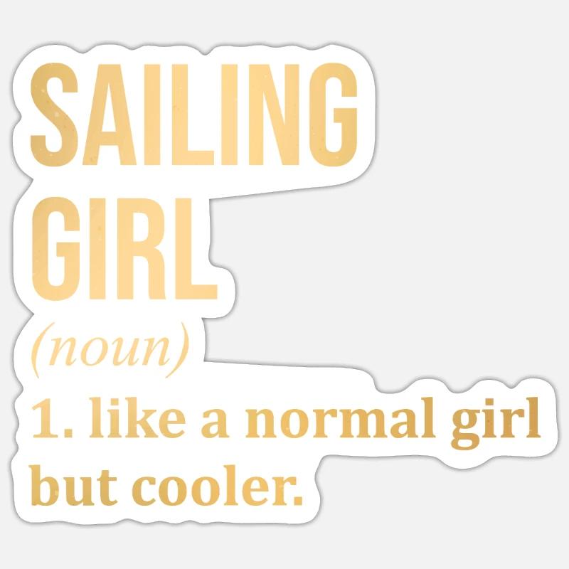 Sailing Sticker size S (10 x 10 cm)