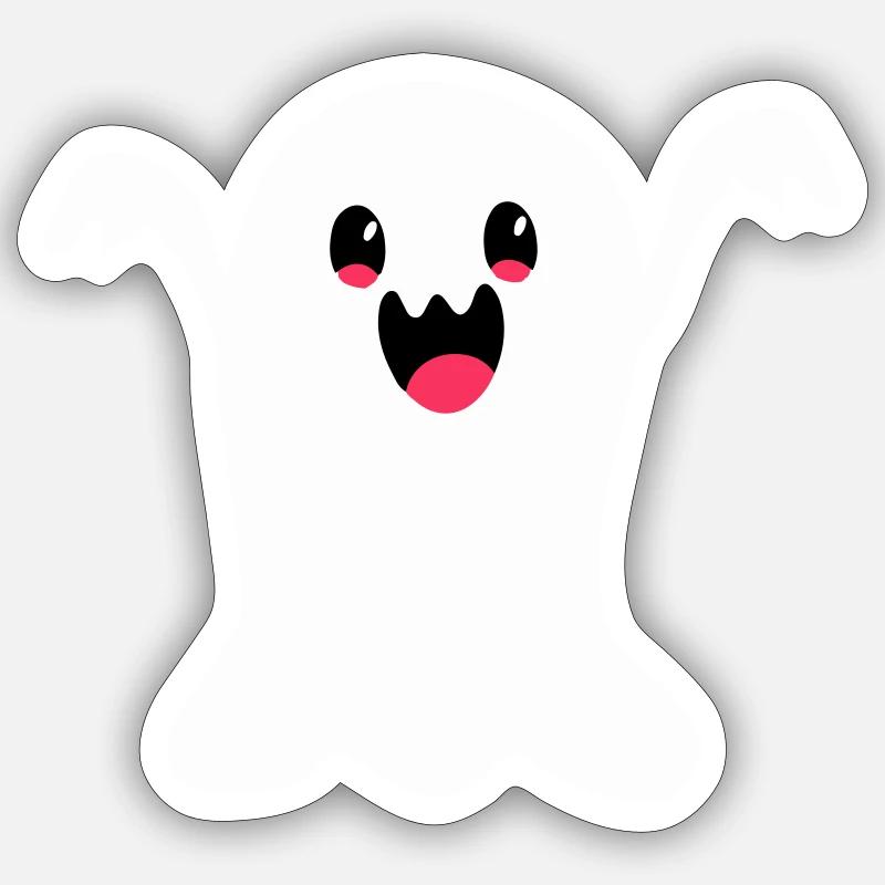 spirit - Sticker size S (10 x 10 cm) - white matte
