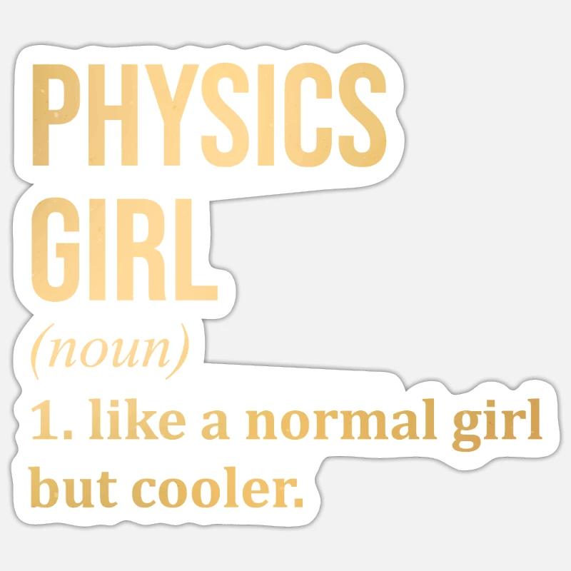 Physique Sticker taille S (10 x 10 cm)