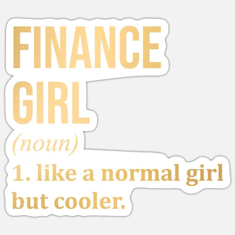 Finance Sticker size S (10 x 10 cm)