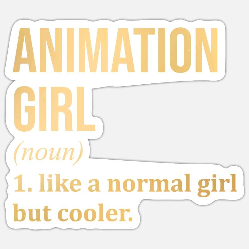 Animation Sticker size S (10 x 10 cm)