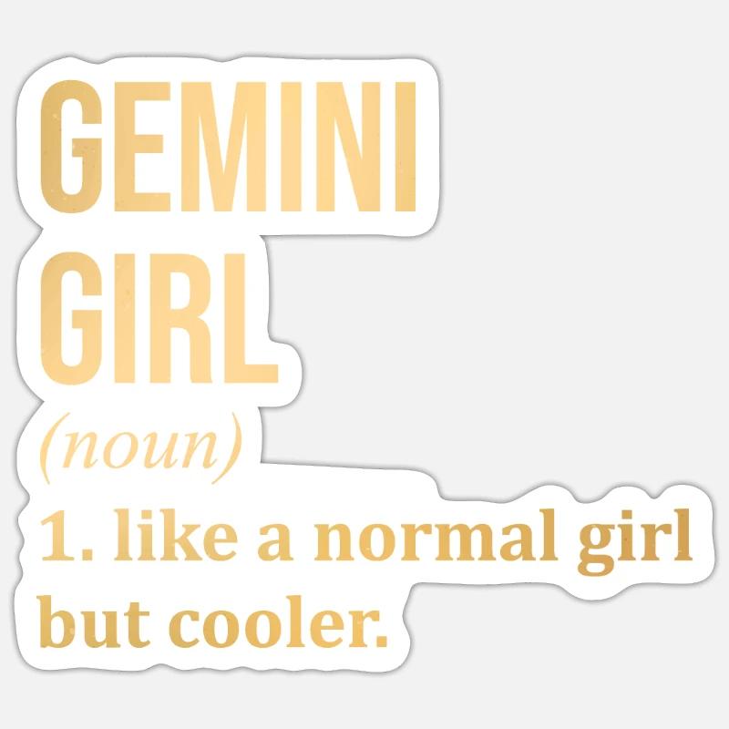 Gemini Sticker size S (10 x 10 cm)