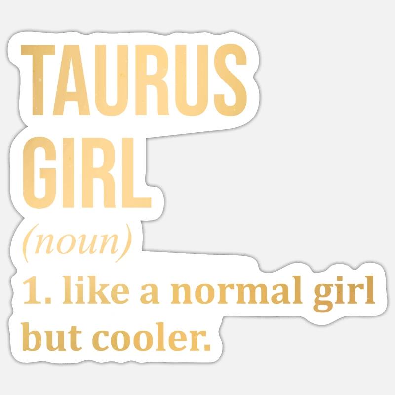 Taureau Sticker taille S (10 x 10 cm)