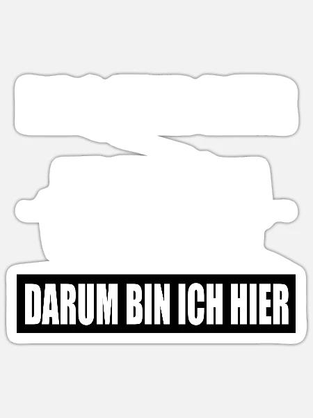 BBQ - Sticker Größe S (10 x 10 cm) - Mattweiß