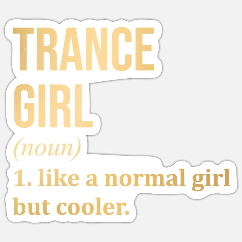 Trance Sticker size S (10 x 10 cm)