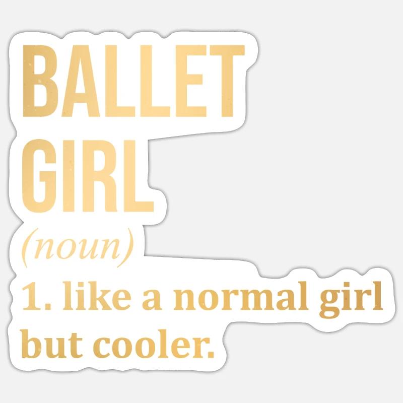 Ballet Sticker size S (10 x 10 cm)