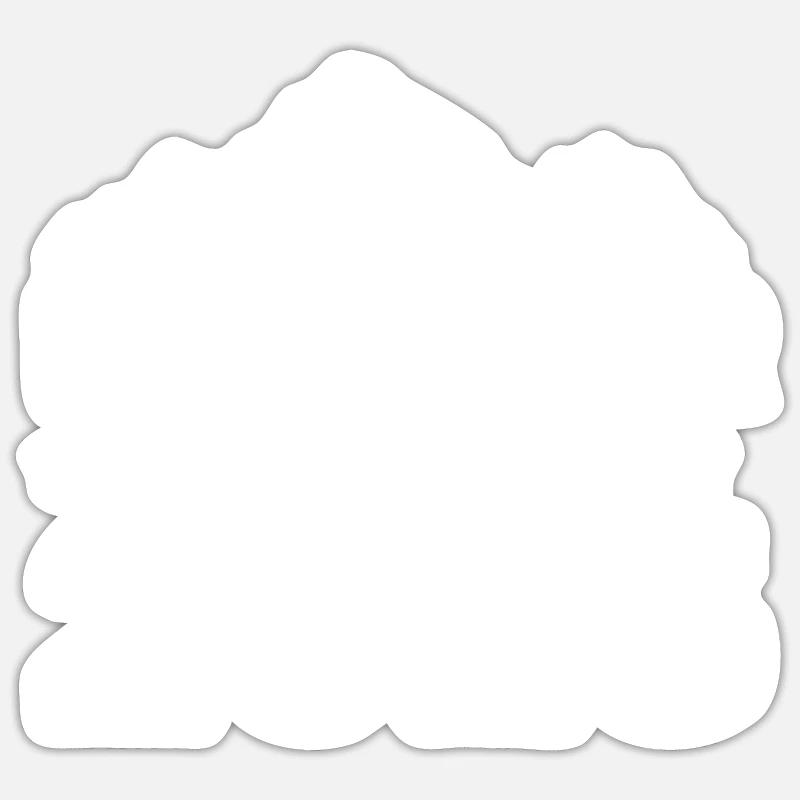 Né en 2025 - Sticker taille S (10 x 10 cm) - blanc mat