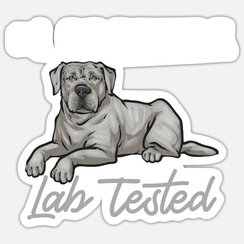 Silver Labrador Retriever Silver Lab Sticker taille S (10 x 10 cm)