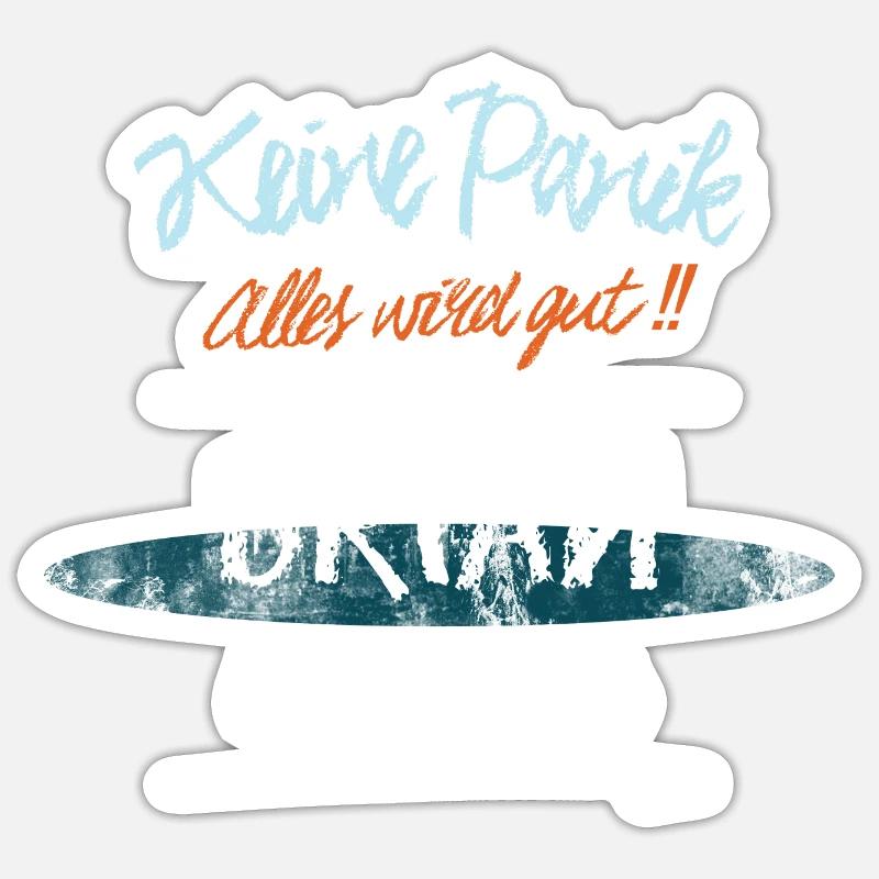 Brian - Keine Panik. Alles wird gut Sticker Größe S (10 x 10 cm)