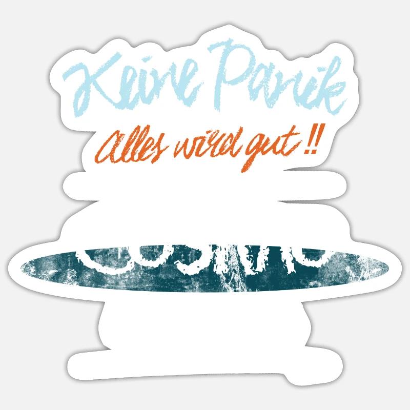 Cosmo - Keine Panik. Alles wird gut Sticker Größe S (10 x 10 cm)