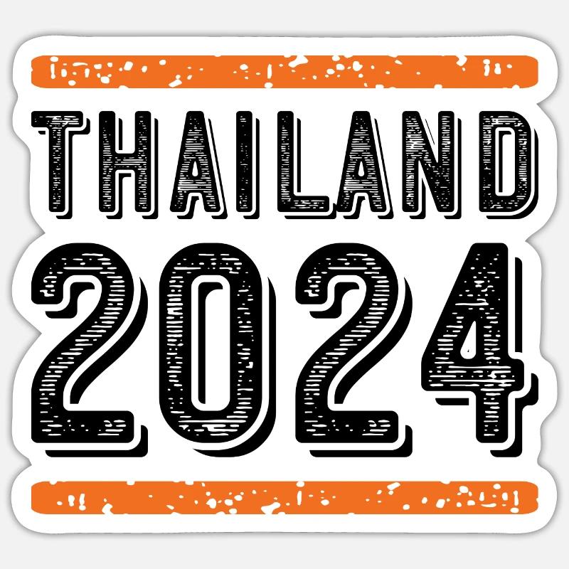 Millésime Thaïlande 2024 Sticker taille S (10 x 10 cm)