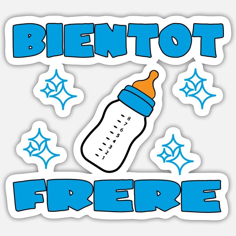 SOON BROTHER Sticker size S (10 x 10 cm)