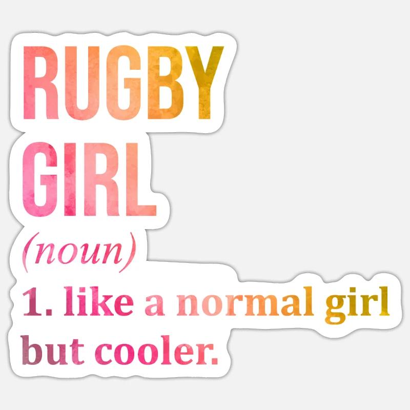 Rugby Sticker Größe S (10 x 10 cm)