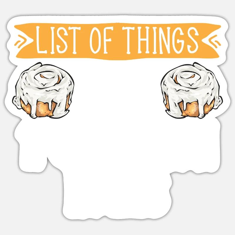 Cinnamon roll Sticker size S (10 x 10 cm)