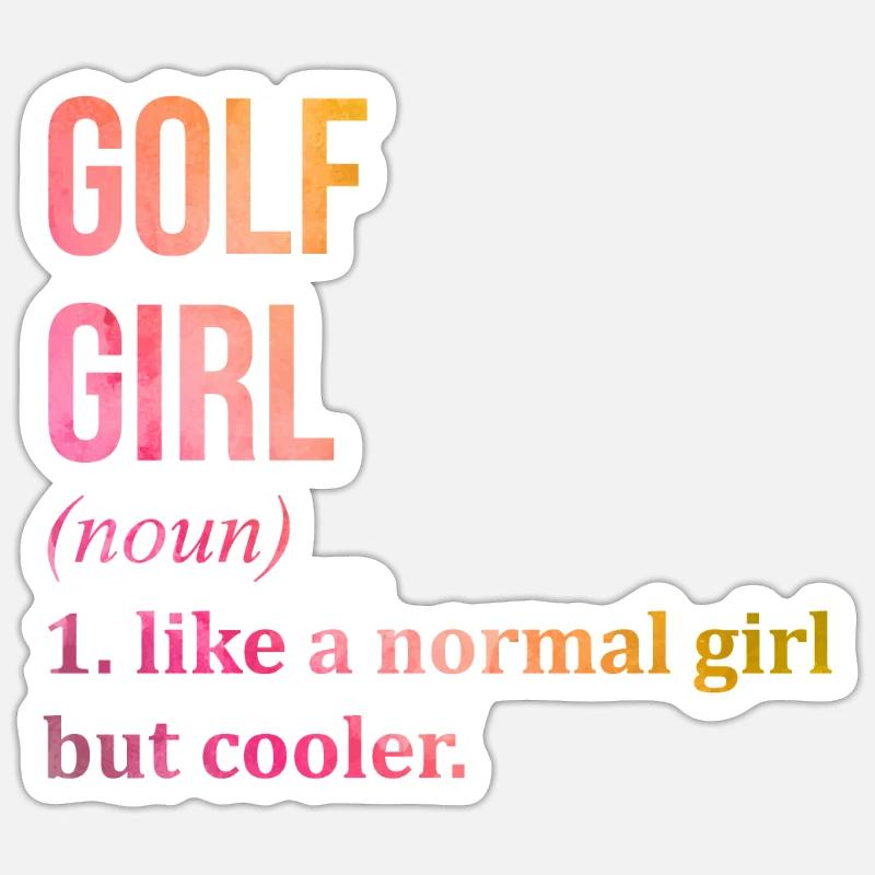 Golf Sticker size S (10 x 10 cm)