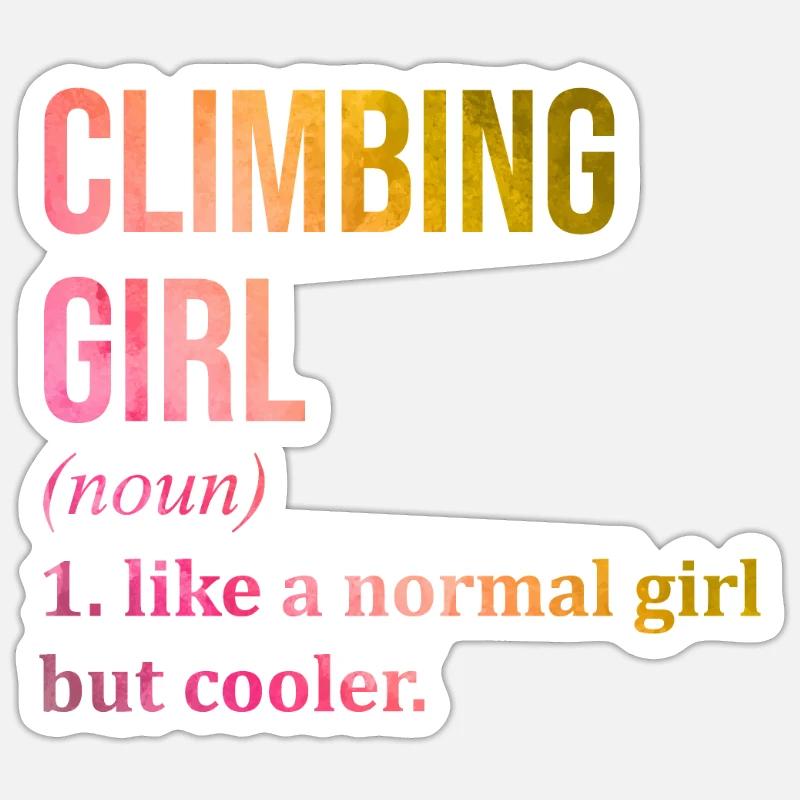 escalade Sticker taille S (10 x 10 cm)