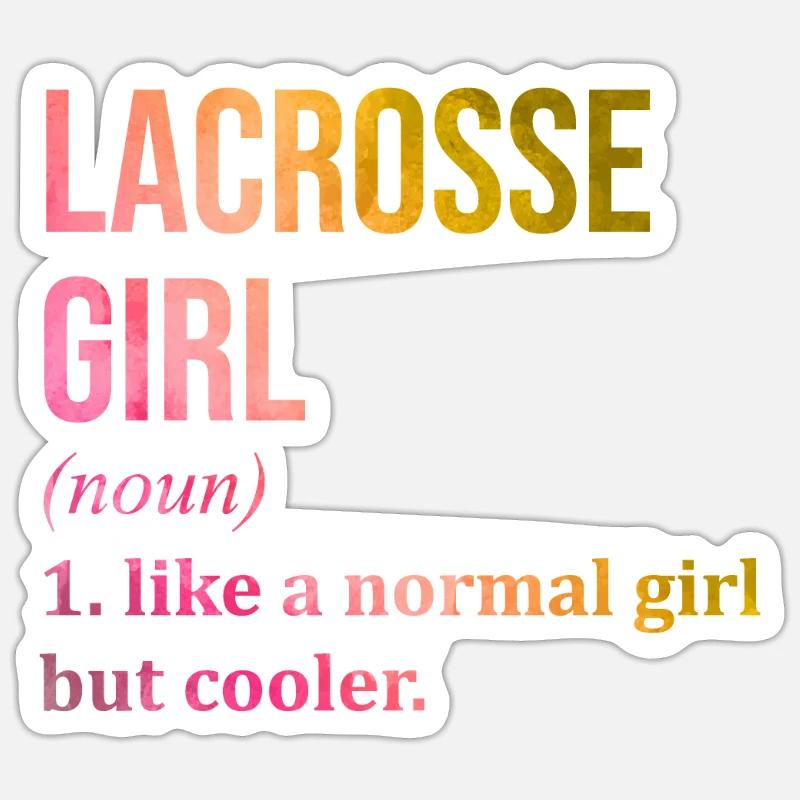 Lacrosse Sticker size S (10 x 10 cm)