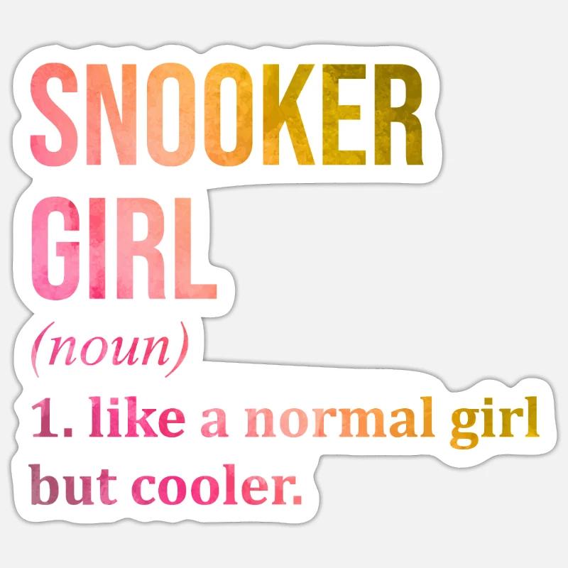 Snooker Sticker size S (10 x 10 cm)