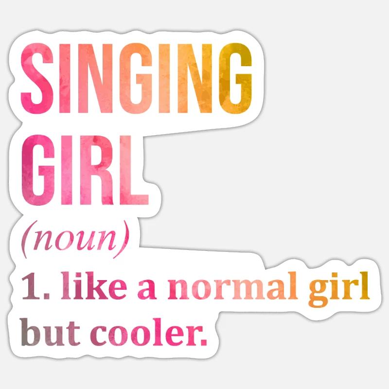 Singer Sticker size S (10 x 10 cm)