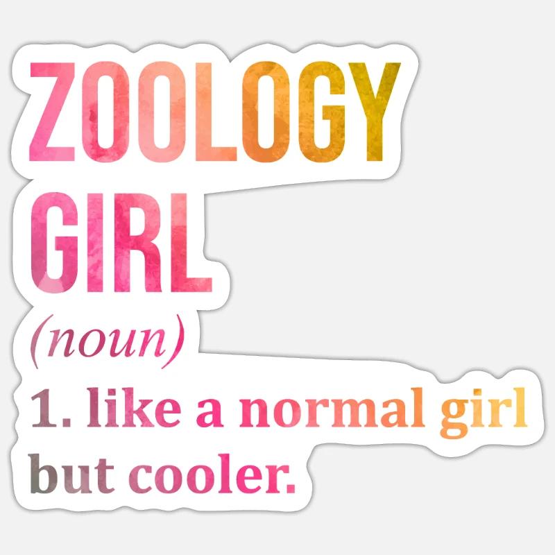 Zoology - Sticker size S (10 x 10 cm) - white matte