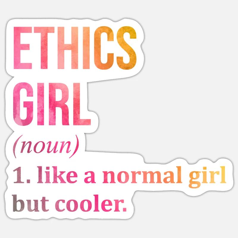 éthique Sticker taille S (10 x 10 cm)