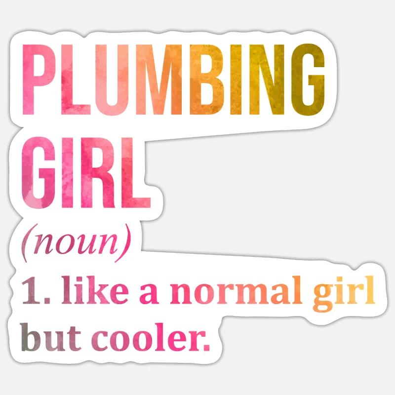 Plumber Sticker size S (10 x 10 cm)