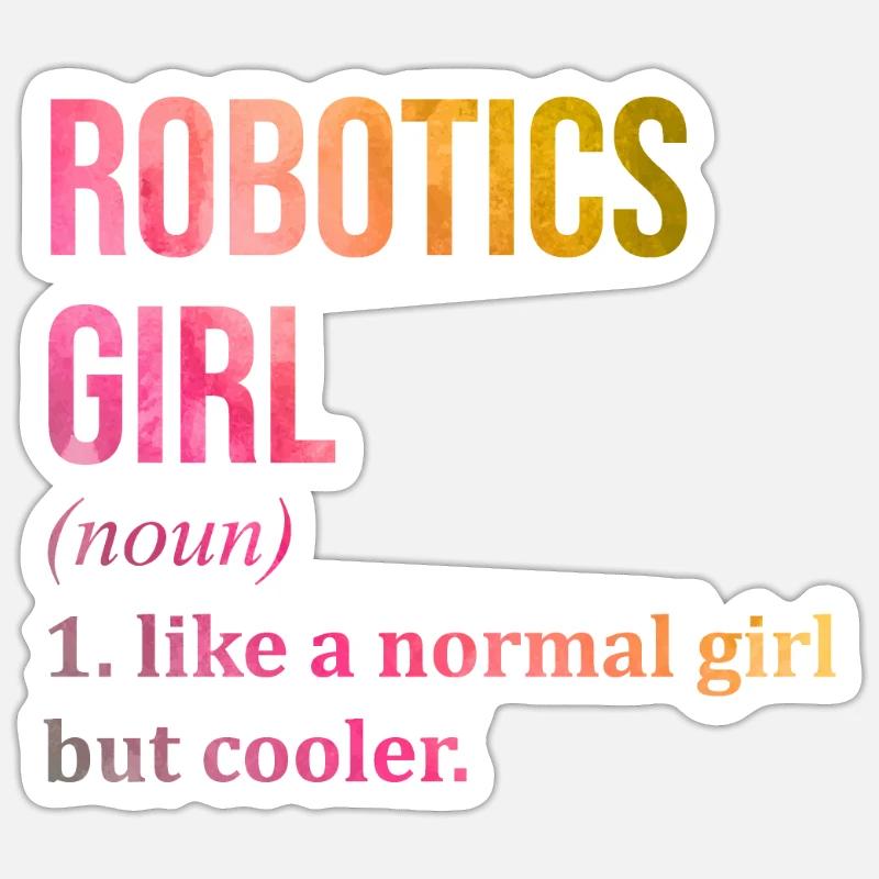 robot Sticker taille S (10 x 10 cm)