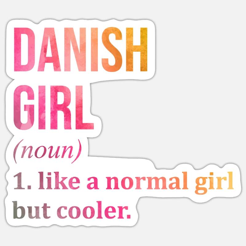 Danemark Sticker taille S (10 x 10 cm)