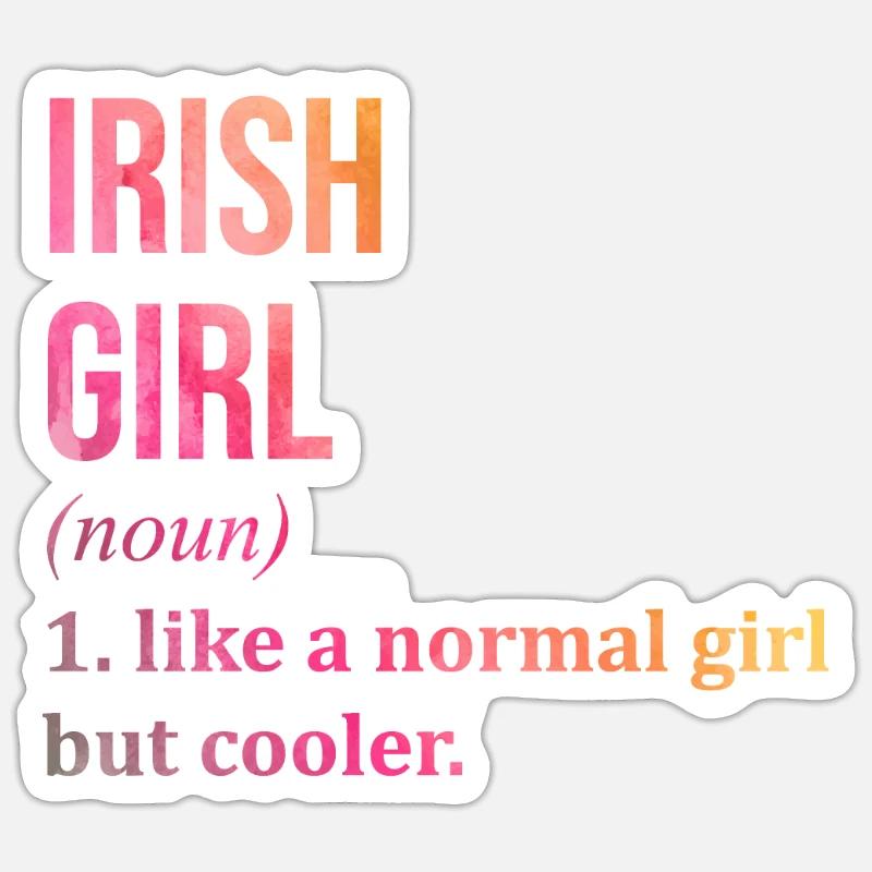 Irlande Sticker taille S (10 x 10 cm)