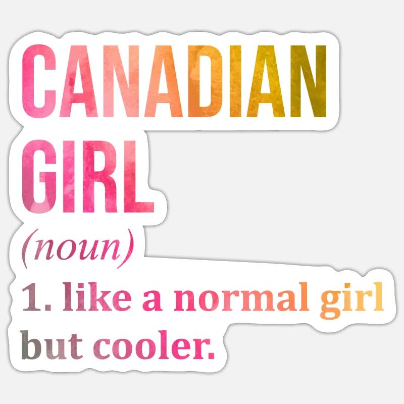 Canada - Sticker size S (10 x 10 cm) - white matte