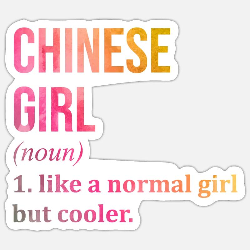 Chine Sticker taille S (10 x 10 cm)