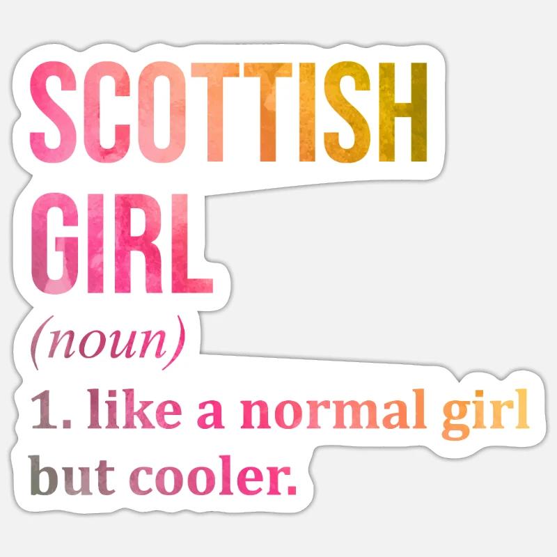 Écosse Sticker taille S (10 x 10 cm)